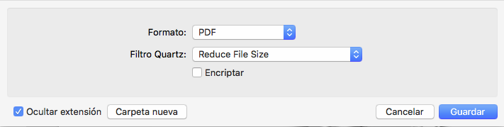 Reducir el tamaño de un PDF