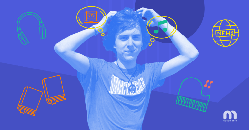 John, a programmer at Nousmedis, blends technology, music, and creativity in his daily life.